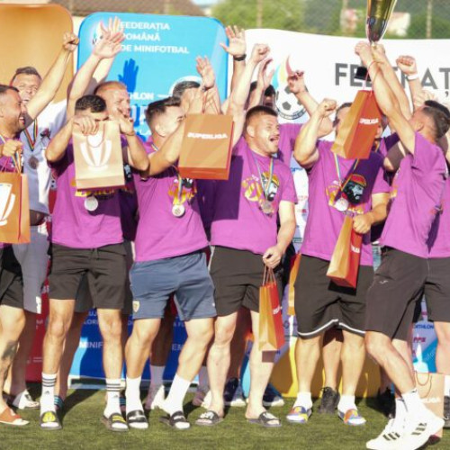 echipa buzoiană de minifotbal Dacii, pe podium la Cupa României