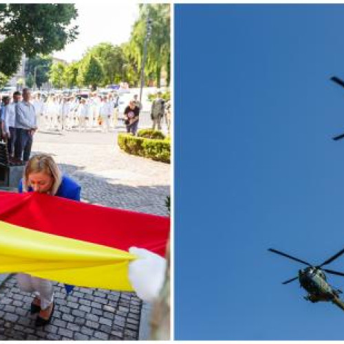 Ziua drapelului național, sărbătorită la Cluj cu omagii și ceremonii solemne