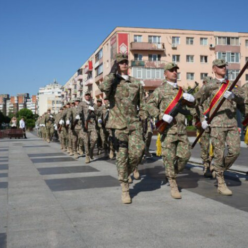 cenes inalta drapelului national la buzau, un moment de respect si patriotism