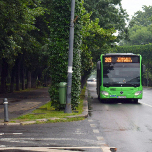 traseul autobuzelor liniei 205 modificat în weekend-uri în perioada iunie-octombrie 2025
