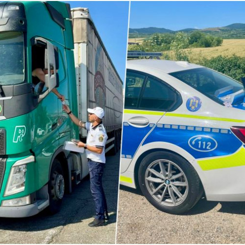 Șofer prins beat la volanul unui camion în Moinești
