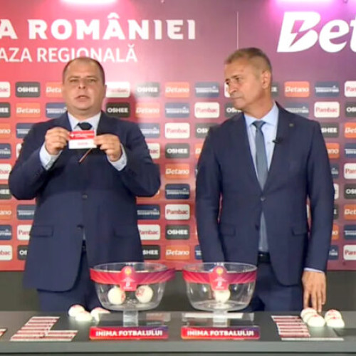 stabilirea programului fazei regionale a cupei româniei pentru sezonul 2025-2026