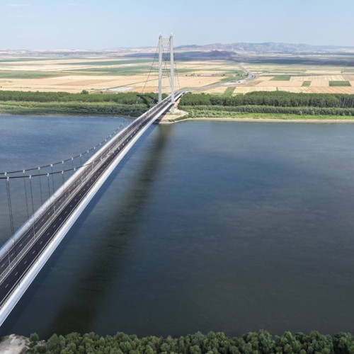 Podul de la Brăila, finalizat și deschis traficului rutier