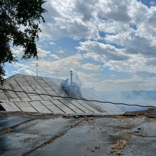 Incendiu la o casă din comuna Margineni, județul Neamț