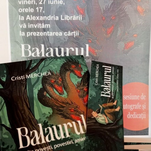 eveniment cultural la Focșani: lansare a volumului "Balaurul și alte povesti, povestiri, amintiri"