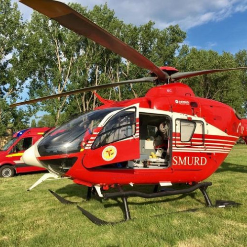 Elicopter SMURD, trimis de urgență la Botoșani pentru un bătrân în stare gravă