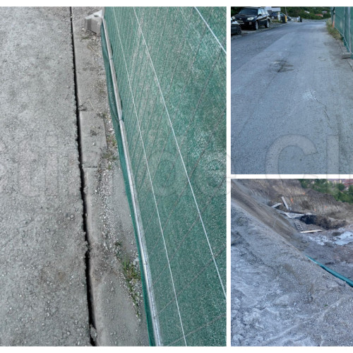 Strada Uliului din Cluj-Napoca, din nou în stare de pericol, după reparații nejustificate