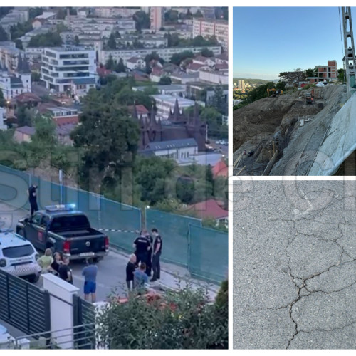 Strada Uliului din Cluj-Napoca, din nou în centrul atenției după ce a început să se surpe