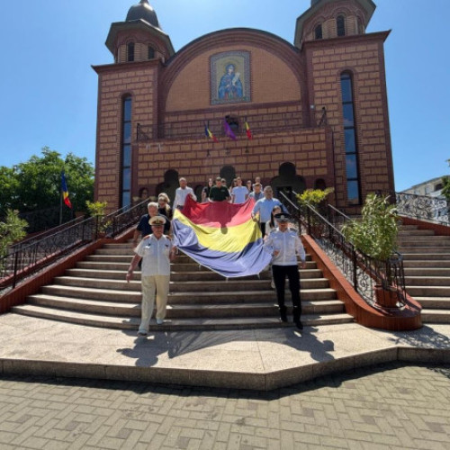 Ceremonie dedicată zilei drapelului național la Marghita
