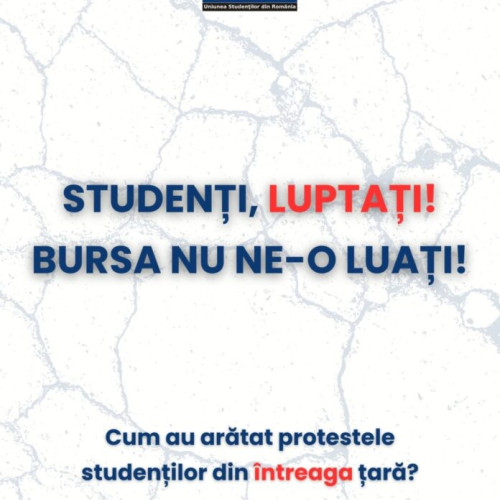 Protest în fața Ministerului Educației din cauza modificărilor la fondul de burse