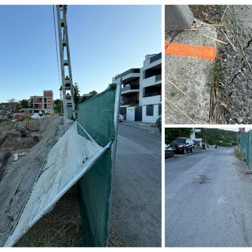 strada Uliului din Clujia, din nou în pericol din cauza instabilității terenului