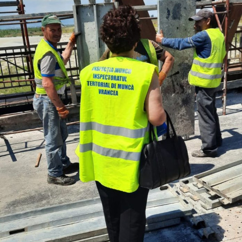 campanie națională de control a Inspectiei Muncii Vrancea privind respectarea legii în domeniul muncii și securității și sănătății în muncă