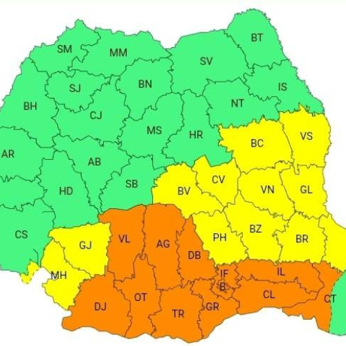 Avertizare COD PORTOCALIU pentru Dâmbovița din cauza caniculei