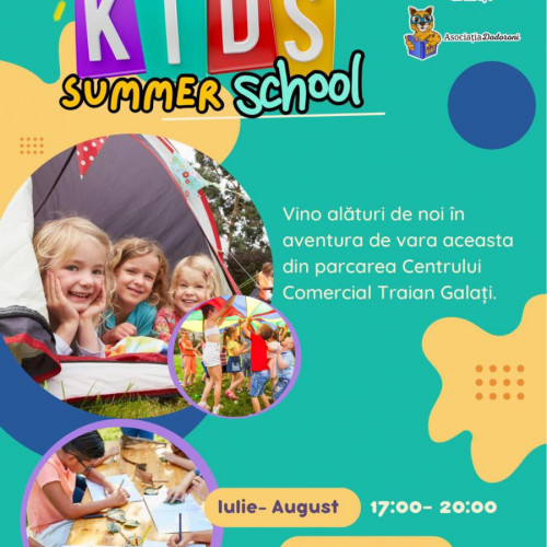 activități recreative și educative pentru copii în cadrul programului Kids Summer School