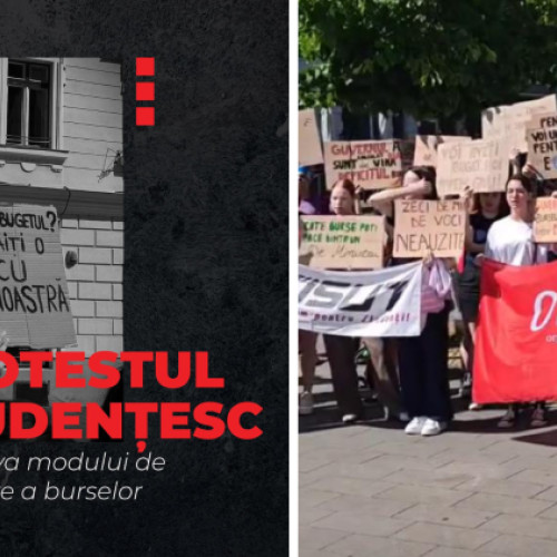 Proteste ale studentilor continuă în Cluj pentru apărarea burselor
