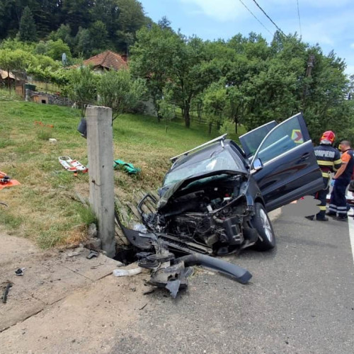 fetiță de 10 ani pierdută într-un accident grav pe DN 66