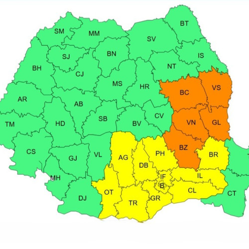 Vreme instabilă și temperaturi extreme în județul Ialomița