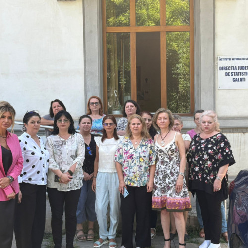 Salariații de la Direcția Județeană de Statistică Galați au protestat spontan
