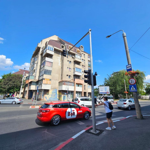 Nou semafor inteligent pentru pietoni în Sibiu