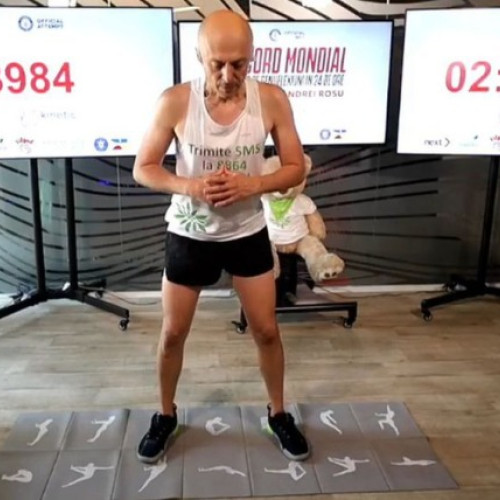 Andrei Roșu își propune să intre în Cartea Recordurilor Guinness