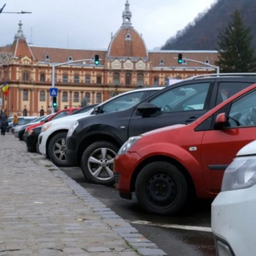 Tarifele pentru parcările publice din centrul Brașovului și Poiana Brașov vor fi aliniate la nivelul celor din marile orașe