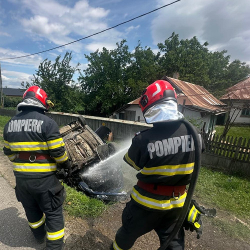 accident pe E85 în satul Secuienii Noi