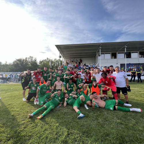 Echipa de fotbal Vointa din Crevedia a obținut promovarea în Liga 3 după victoria din barajul cu Lupii Profa