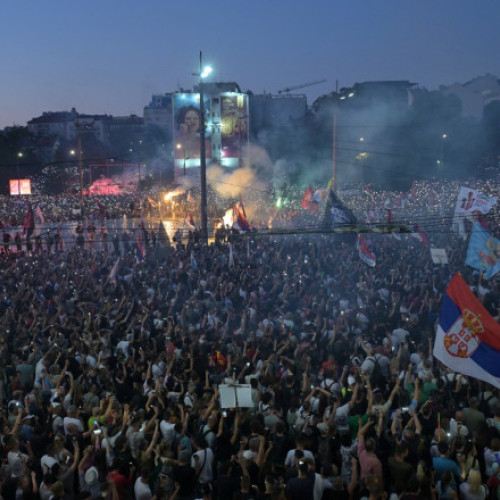 proteste majore în belgrad împotriva guvernării lui Vucic