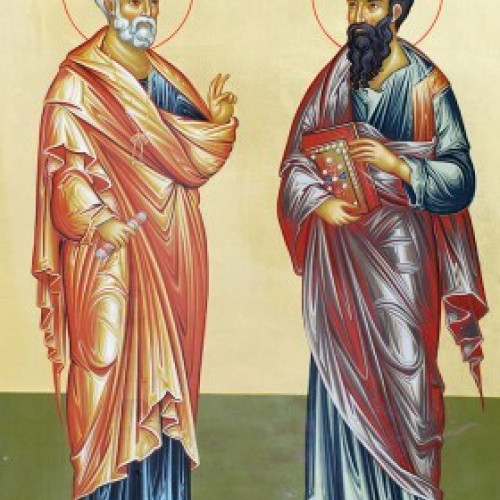 sărbătoarea sfintilor apostoli petru și pavel, în data de 29 iunie