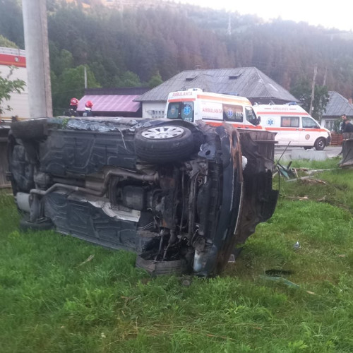 accident rutier pe DN 12 C în comuna Bicazu Ardelean