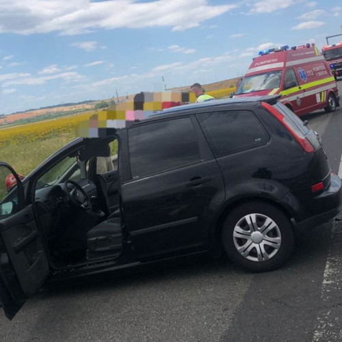 Accident rutier pe autostrada A1, în zona Sebeș