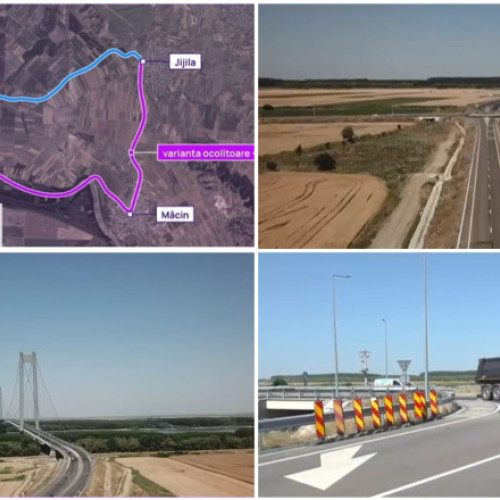 podul suspendat de la braila, redeschis după doi ani de lucrări și întârzieri