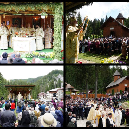 sarbatoare de hram la mănăstirea peștera ialomiței din dambovița