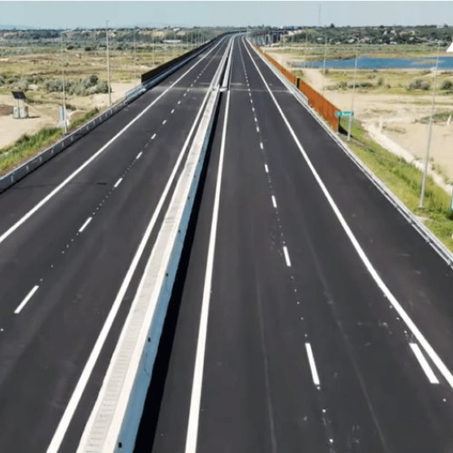 Cel mai lung pod de pe autostrada A7, aproape de finalizare la Buzău