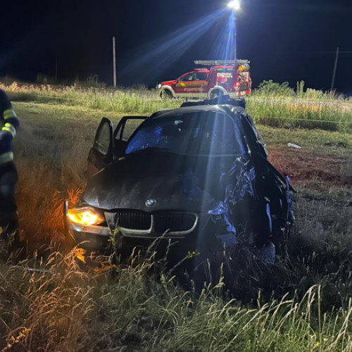 accident rutier între Deusu și Băbuțiu, județul Cluj, fără victime încarcerate