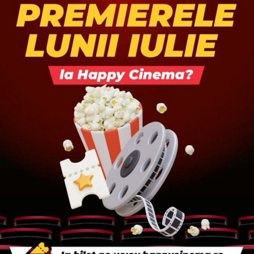Happy Cinema invită publicul la o lună plină de experiențe cinematografice diverse în luna iulie
