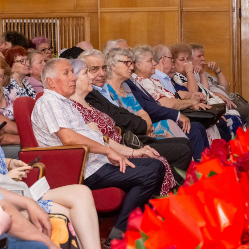 Ceremonie de celebrare a cuplurilor de aur în Galați
