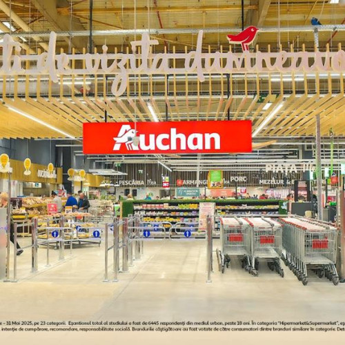 Auchan România a primit trei premii importante la evenimentul "Votat Produsul Anului 2025"
