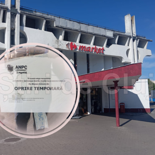 Market închis în Cluj după nereguli grave la siguranța consumatorilor