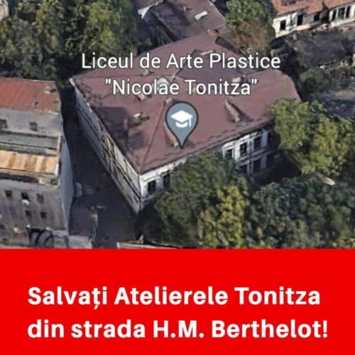 Clotilde Armand face apel pentru salvarea atelierelor de la liceul de arte Nicolae Tonitza