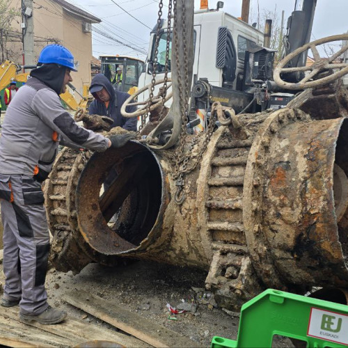 Avarie pe strada Justiției din Constanța, apa potabilă oprită temporar