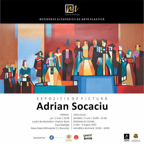 expoziție de pictură a artistului Adrian Socaciu la galeria madrigal din bucurești