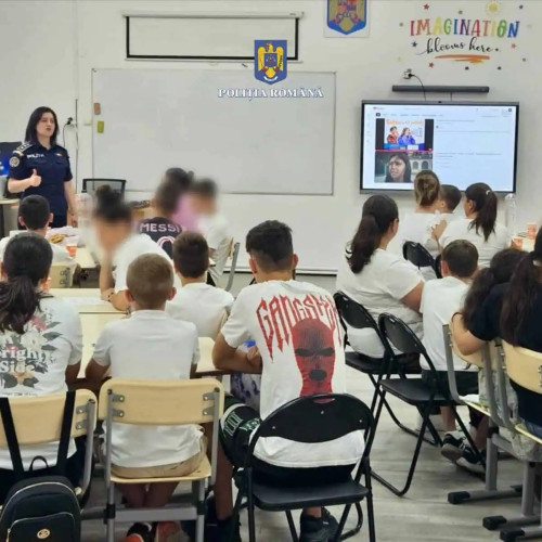 campanie de prevenție în școli pentru siguranța copiilor în Dâmbovița