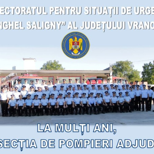 aniversarea a 50 de ani de la înființarea secției de pompieri adjud