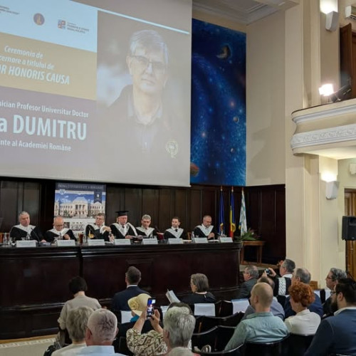 Universitatea "Alexandru Ioan Cuza" din Iași acordă titlul de Doctor Honoris Causa academicianului Mircea Dumitru