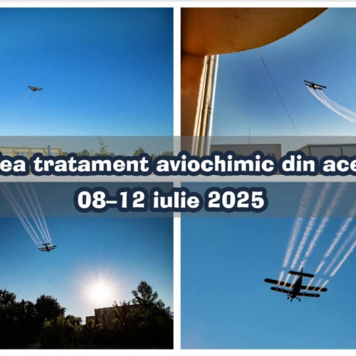 Primăria Titu anunță tratamente aeriene pentru combaterea insectelor