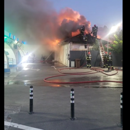 incident cu incendiu în sectorul 5 al Bucureștiului