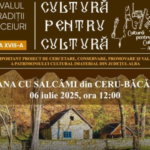 festivalul „cultura pentru cultura” continuă la ceru-băcăinți cu a treia etapă