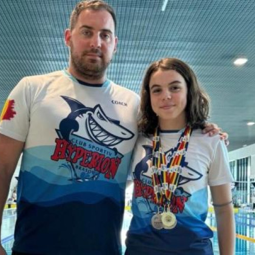 Emilia Manea a câștigat două titluri naționale la campionatele pentru copii de 11 ani desfășurate la Pitești