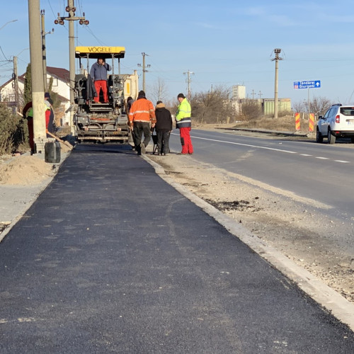 Asfaltarea pistelor de biciclete in lungime de 2 km in Fetești